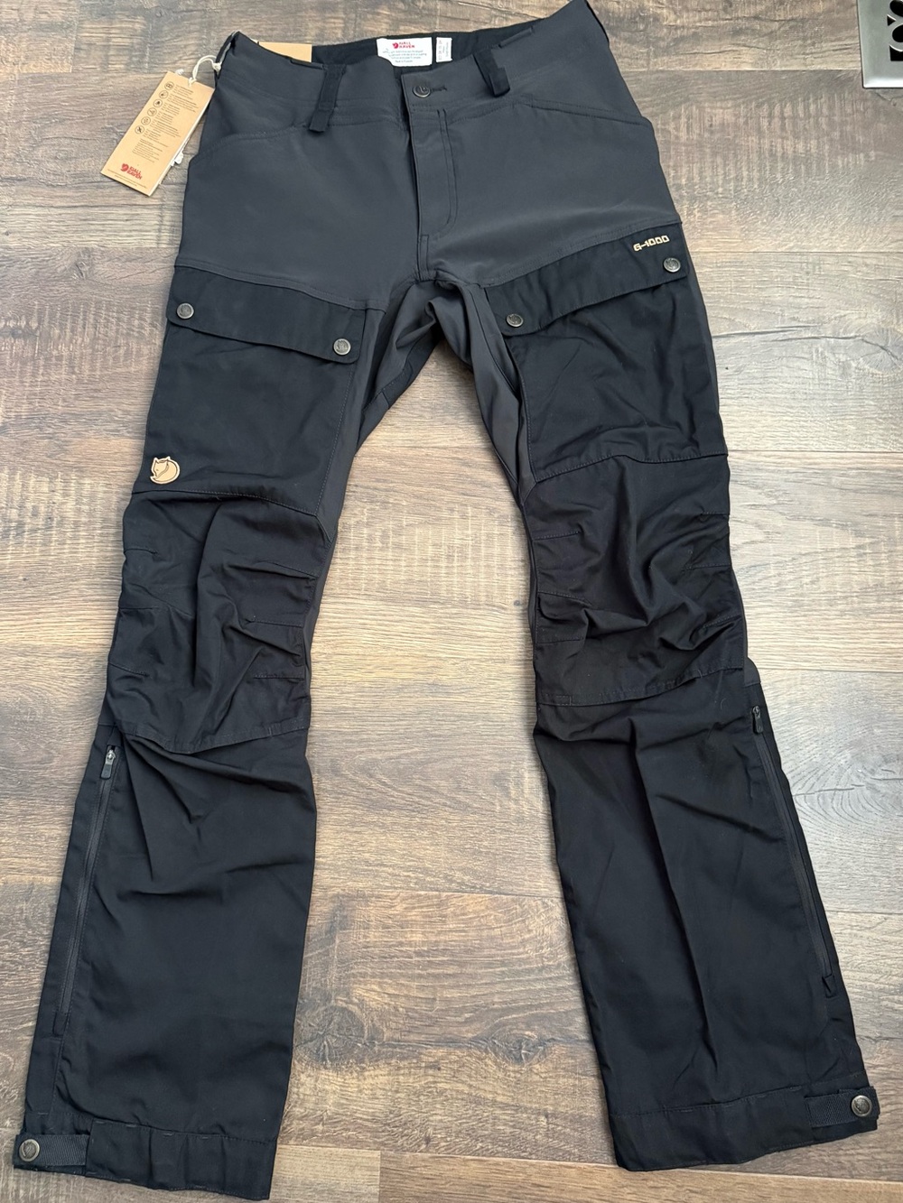 Fjallraven Keb Trousers Curved Women’s 29Reg - Black/Dark G-1000 - NWT